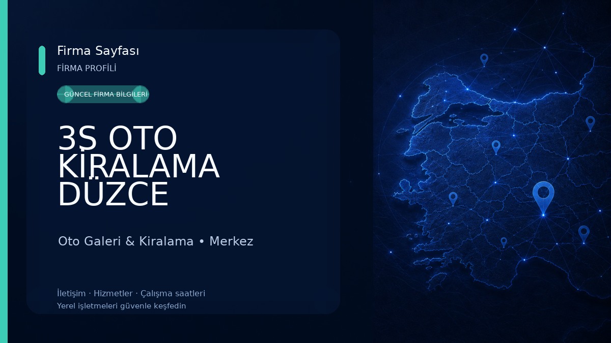 3S OTO KİRALAMA DÜZCE 
