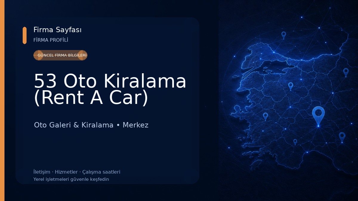 53 Oto Kiralama (Rent A Car)