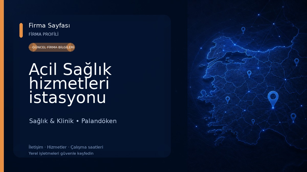 Acil Sağlık hizmetleri istasyonu