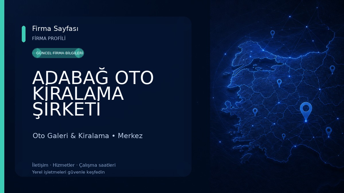ADABAĞ OTO KİRALAMA ŞİRKETİ