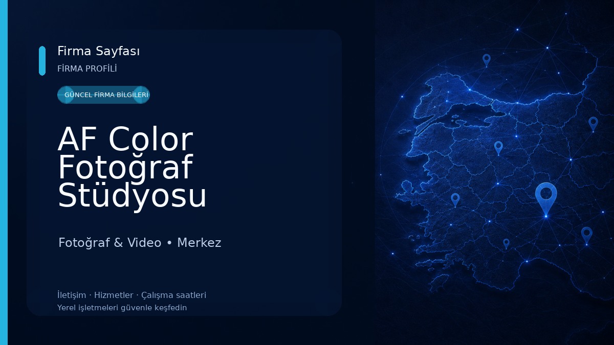 AF Color Fotoğraf Stüdyosu