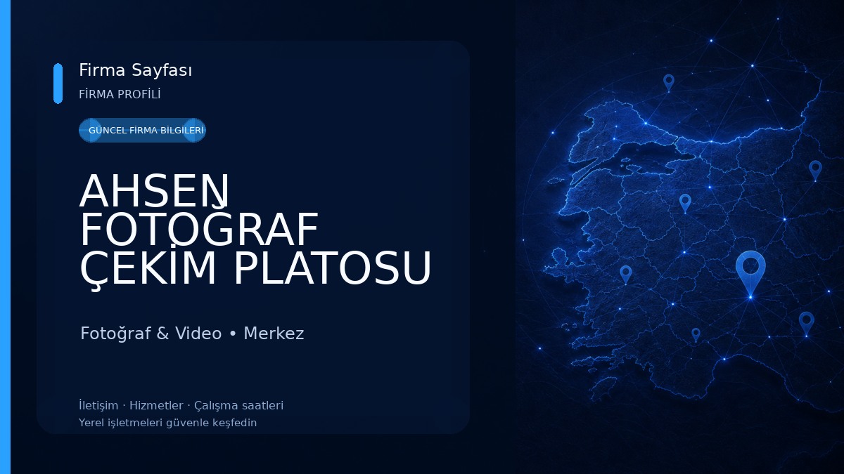 AHSEN FOTOĞRAF ÇEKİM PLATOSU Fotoğraf & Video