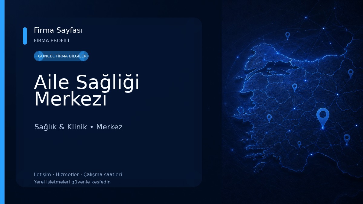 Aile Sağliği Merkezi Sağlık & Klinik