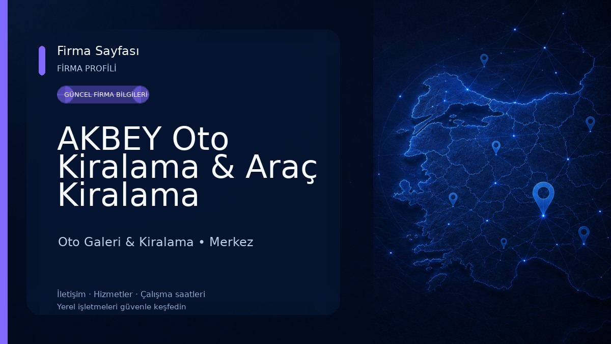 AKBEY Oto Kiralama & Araç Kiralama
