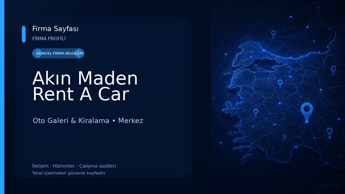 Akın Maden Rent A Car
