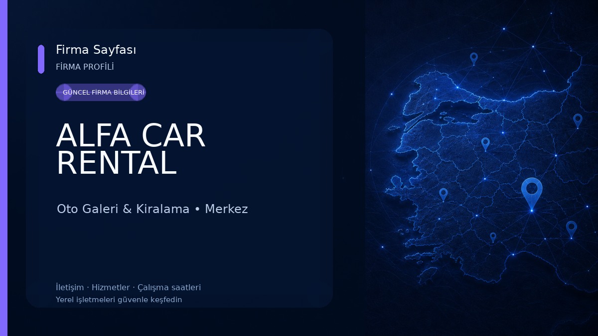ALFA CAR RENTAL