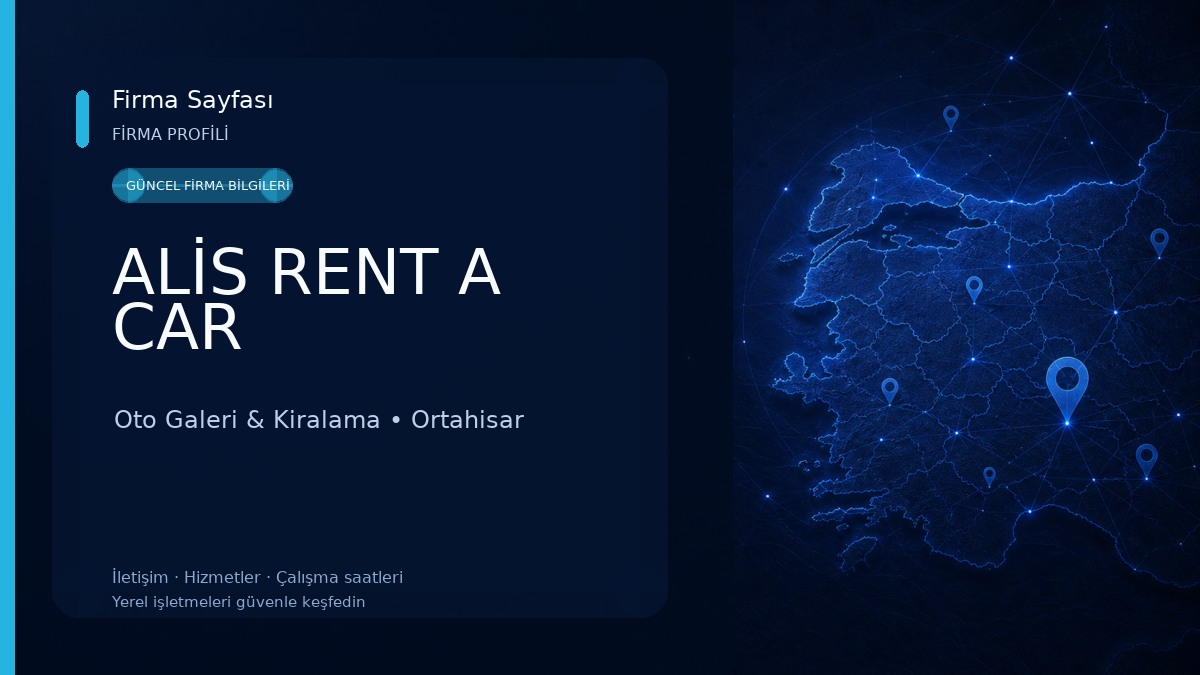ALİS RENT A CAR Oto Galeri & Kiralama