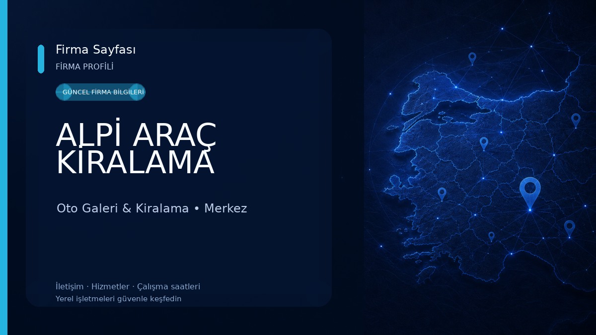 ALPİ ARAÇ KİRALAMA 