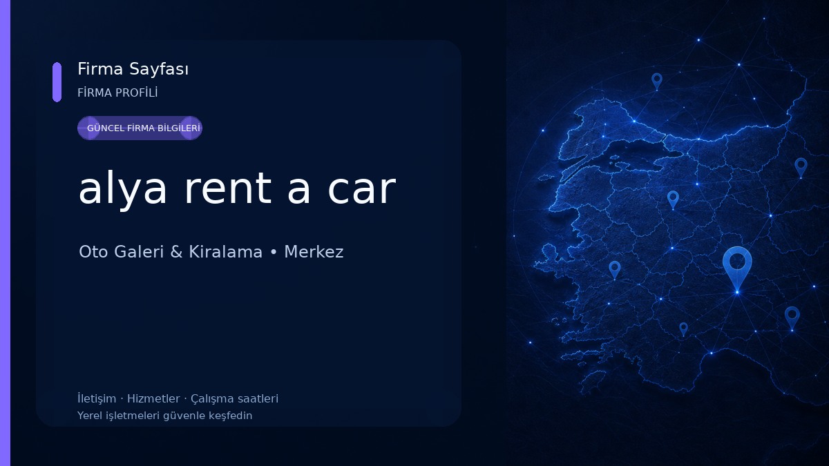 alya rent a car
