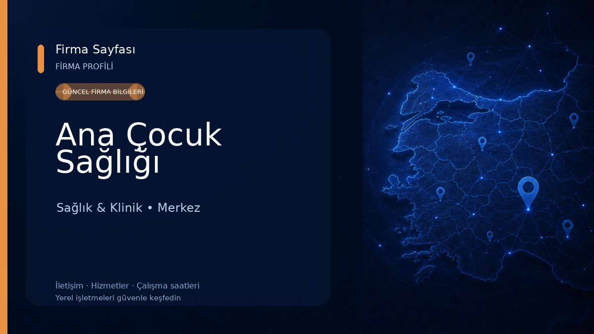 Ana Çocuk Sağlığı