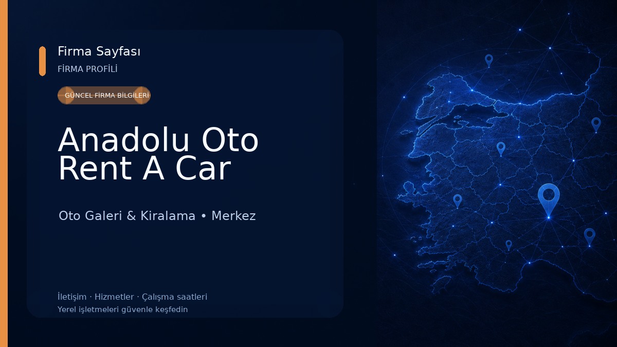 Anadolu Oto Rent A Car 