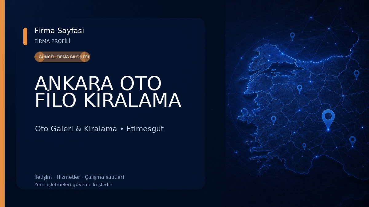 ANKARA OTO FİLO KİRALAMA Oto Galeri & Kiralama
