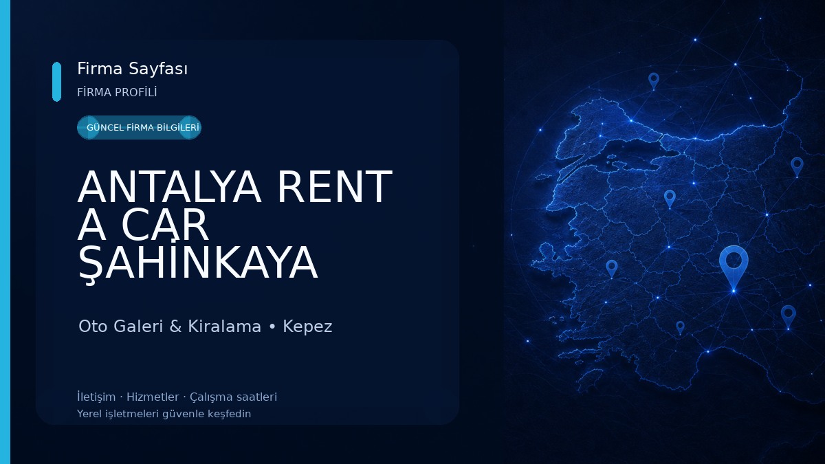 ANTALYA RENT A CAR ŞAHİNKAYA RENT A CAR , Аренда автомобиля в анталии Oto Galeri & Kiralama
