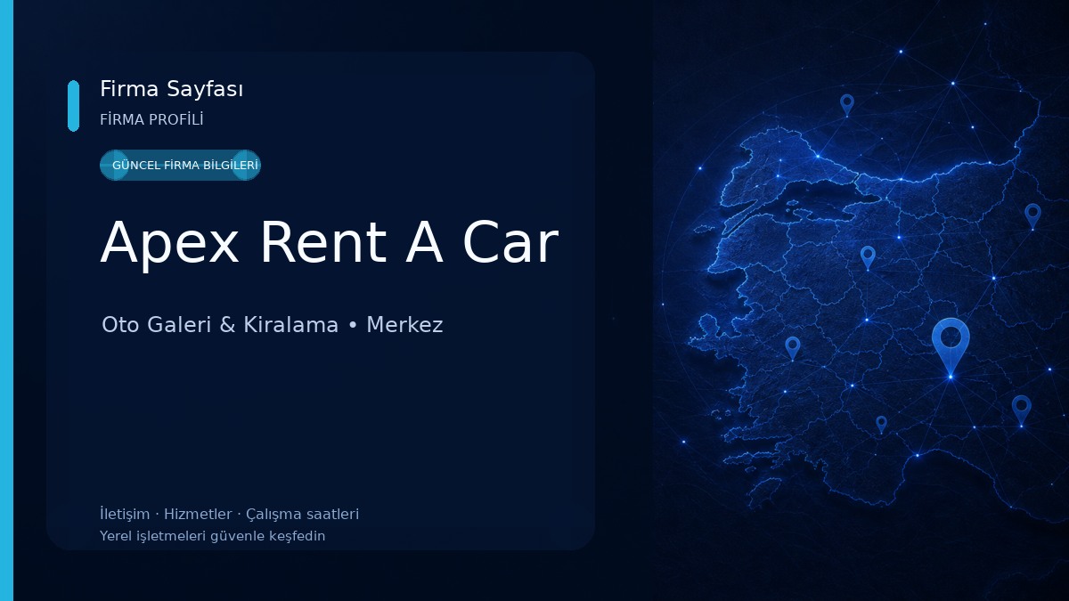 Apex Rent A Car Oto Galeri & Kiralama