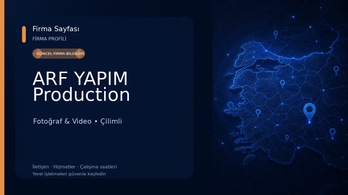 ARF YAPIM Production Fotoğraf & Video