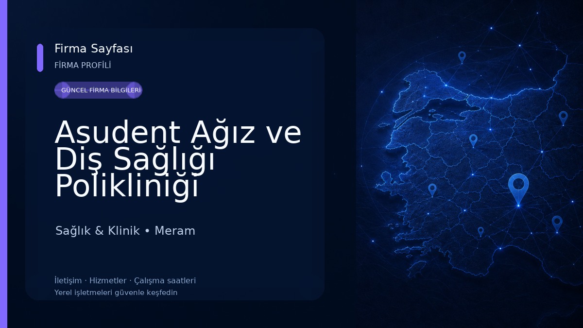 Asudent Ağız ve Diş Sağlığı Polikliniği (Konya Gece Açık Dişçi, Konya Nöbetçi Dişçi, Konya İmplant, Konya Diş Estetik) Sağlık & Klinik