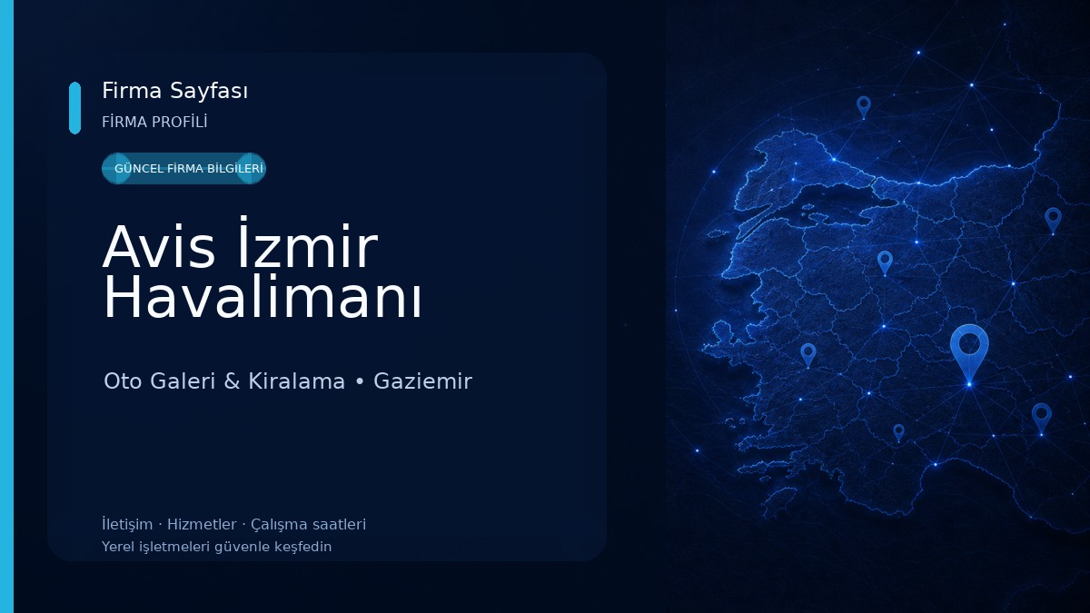 Avis İzmir Havalimanı Oto Galeri & Kiralama