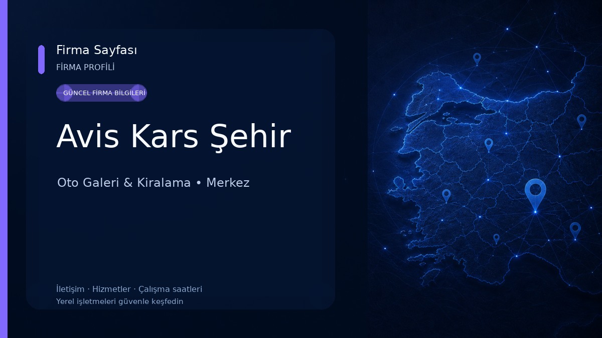 Avis Kars Şehir