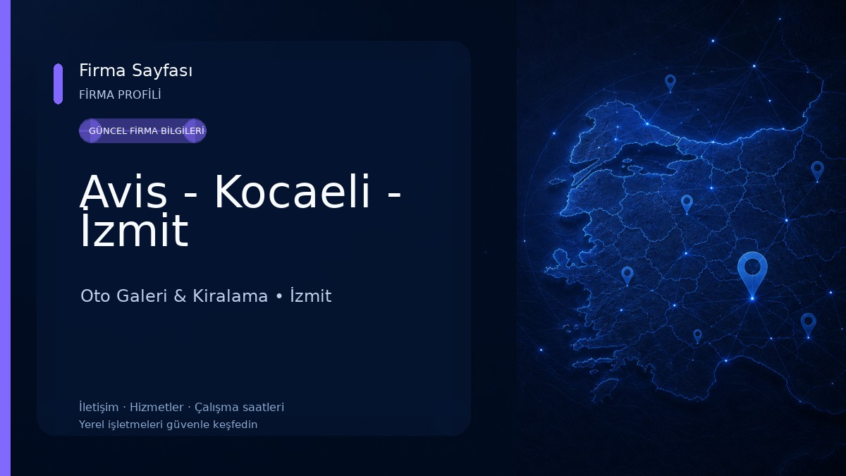 Avis - Kocaeli - İzmit