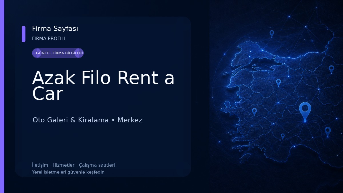 Azak Filo Rent a Car Oto Galeri & Kiralama