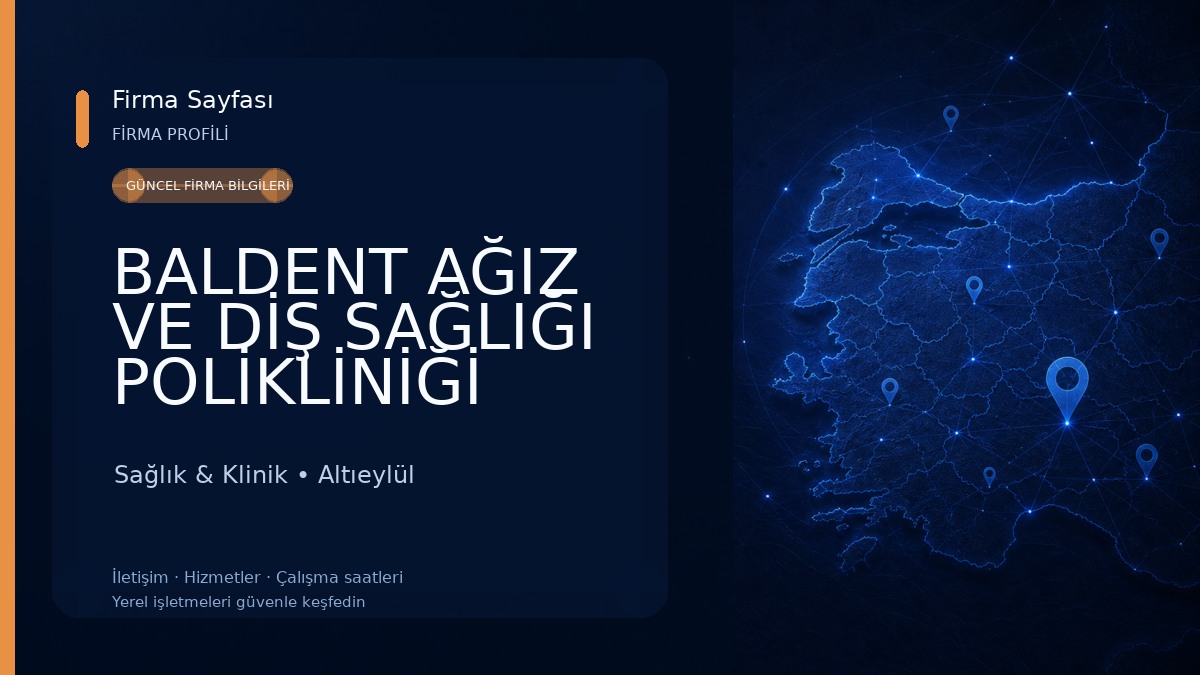 BALDENT AĞIZ VE DİŞ SAĞLIĞI POLİKLİNİĞİ BAHÇELİEVLER ŞUBESİ