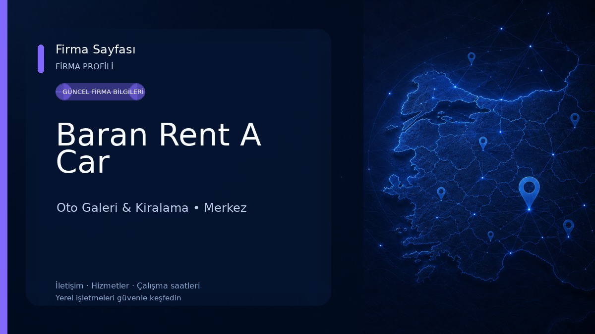 Baran Rent A Car Oto Galeri & Kiralama