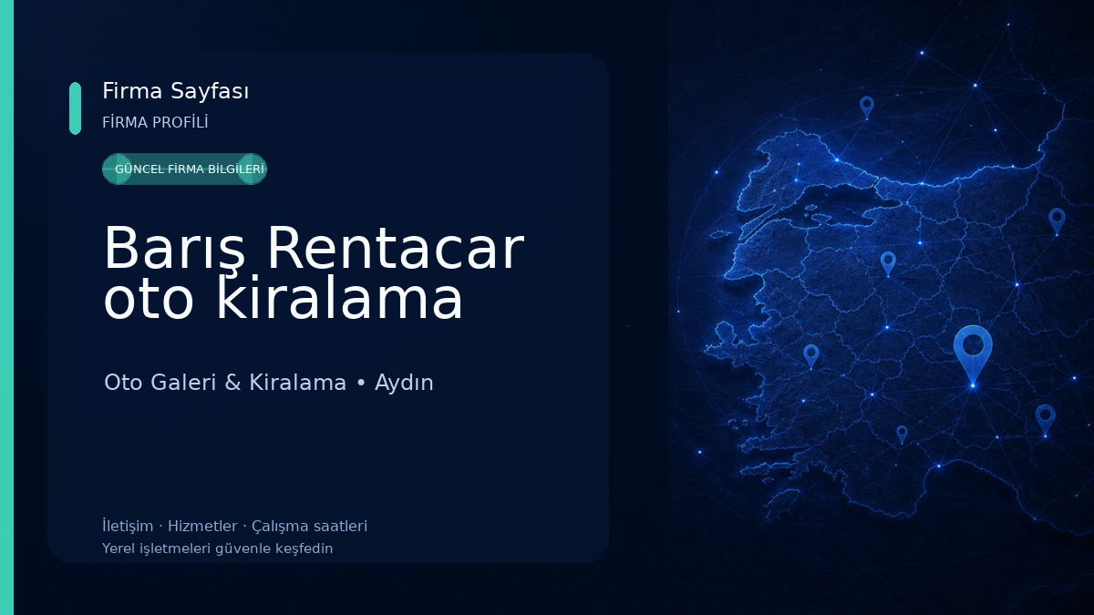 Barış Rentacar oto kiralama Oto Galeri & Kiralama