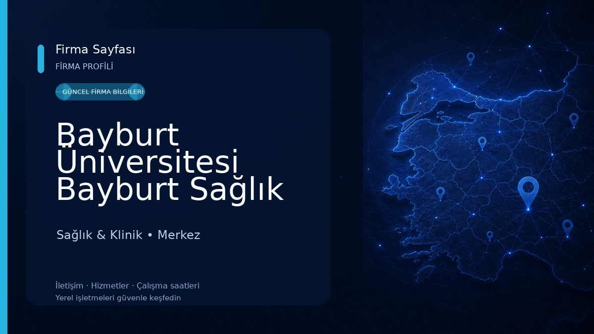 Bayburt Üniversitesi Bayburt Sağlık Hizmetleri Meslek Yüksek Okulu Sağlık & Klinik