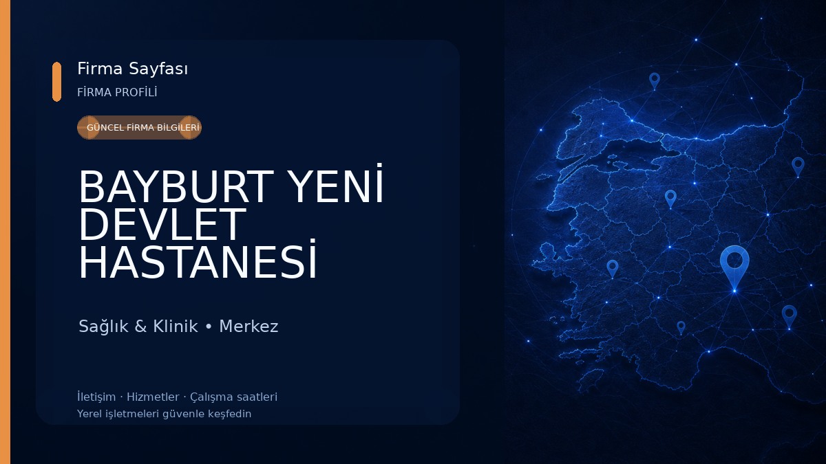 BAYBURT YENİ DEVLET HASTANESİ Sağlık & Klinik