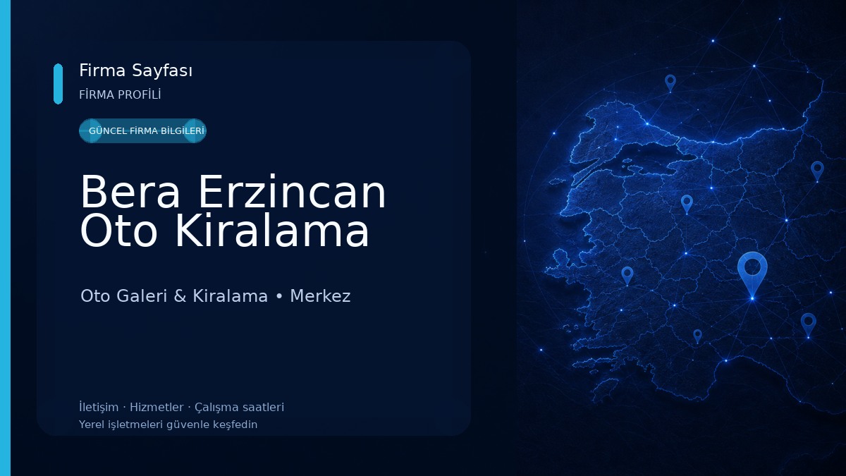 Bera Erzincan Oto Kiralama