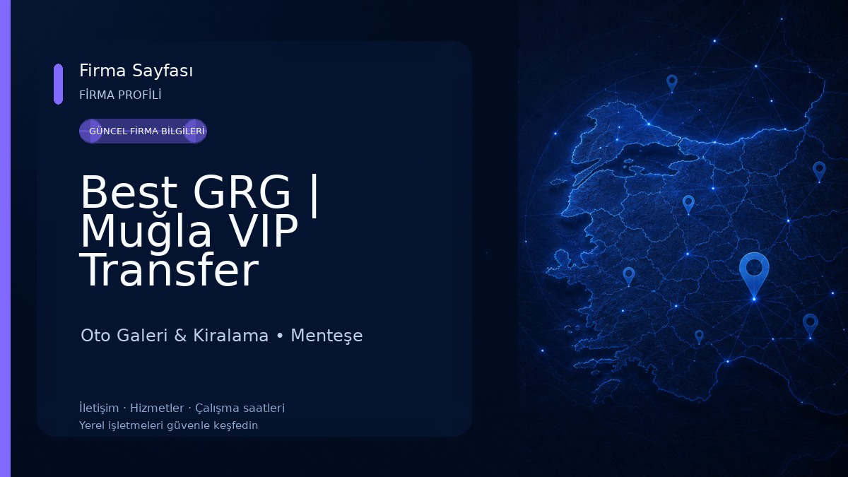 Best GRG | Muğla VIP Transfer