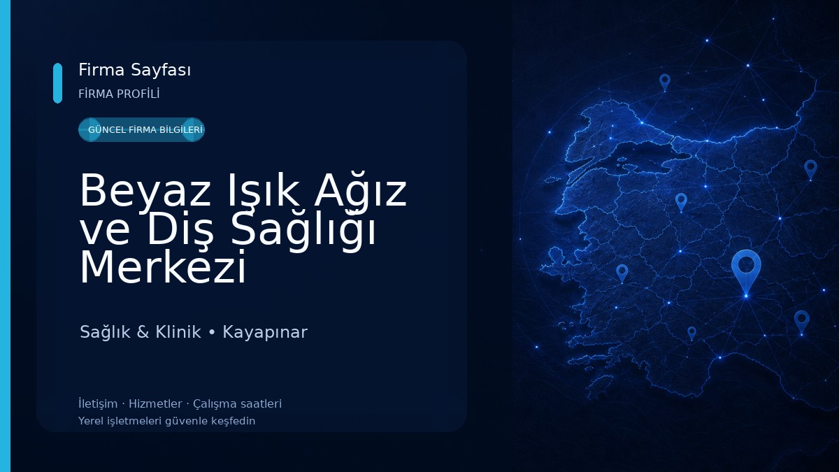 Beyaz Işık Ağız ve Diş Sağlığı Merkezi Diyarbakır Sağlık & Klinik