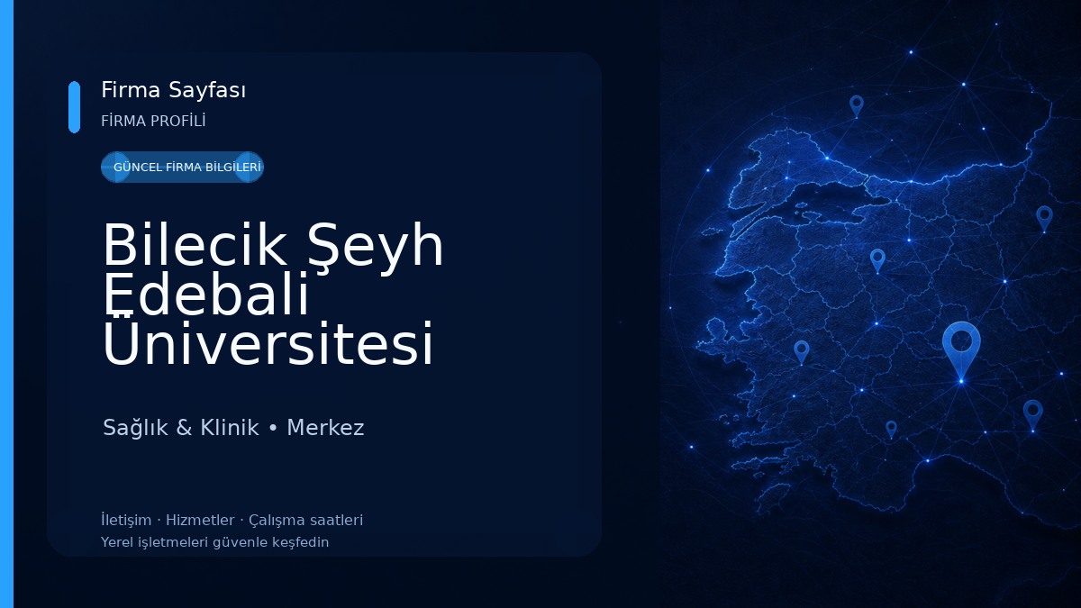 Bilecik Şeyh Edebali Üniversitesi Gülümbe Yerleşkesi
