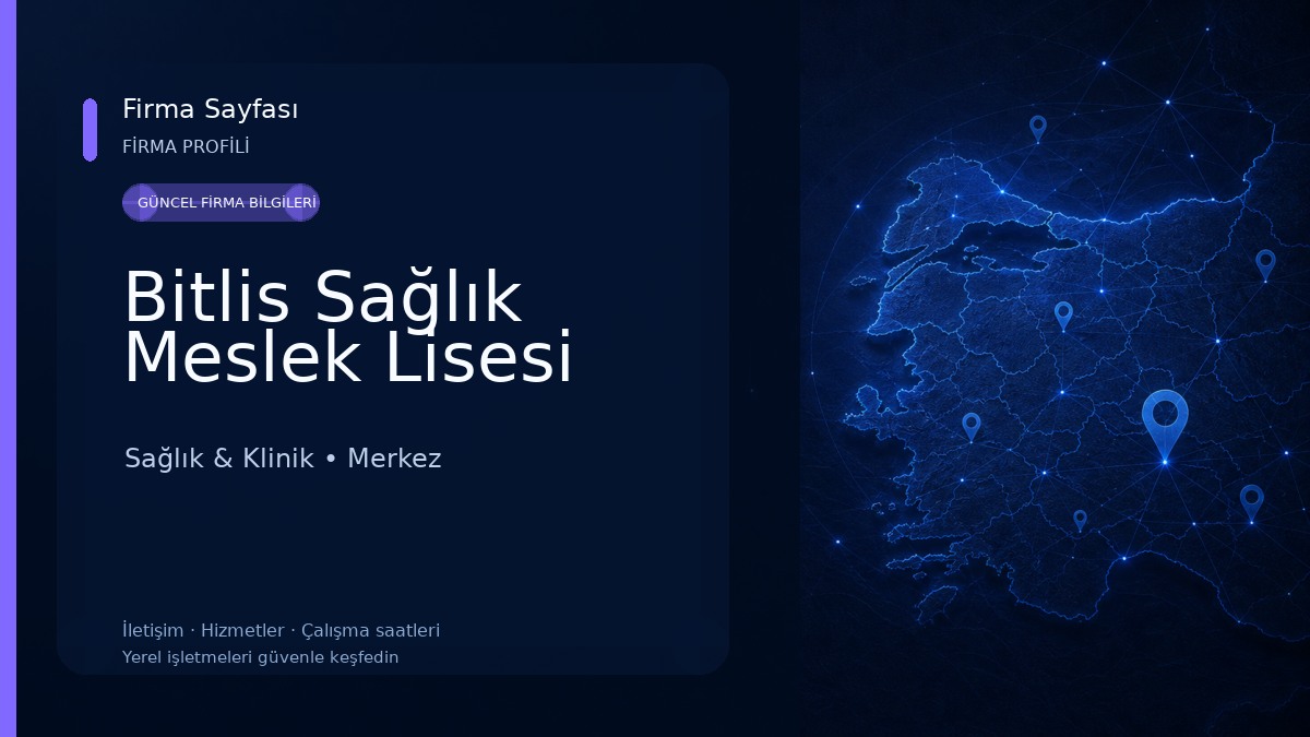 Bitlis Sağlık Meslek Lisesi