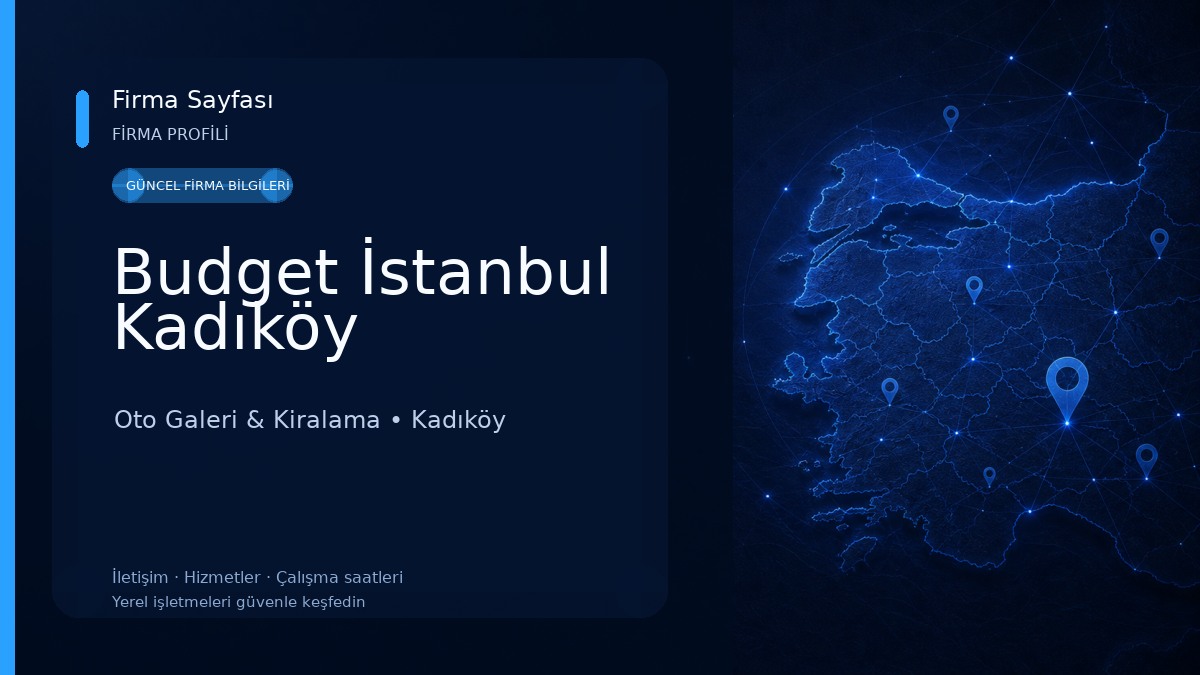 Budget İstanbul Kadıköy Oto Galeri & Kiralama