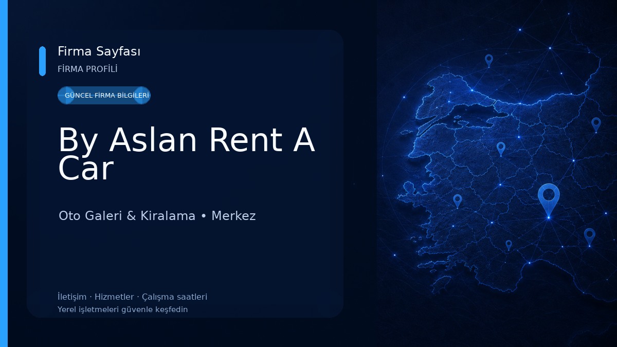 By Aslan Rent A Car Oto Galeri & Kiralama