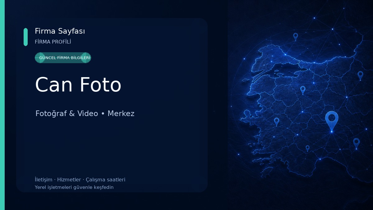Can Foto Fotoğraf & Video