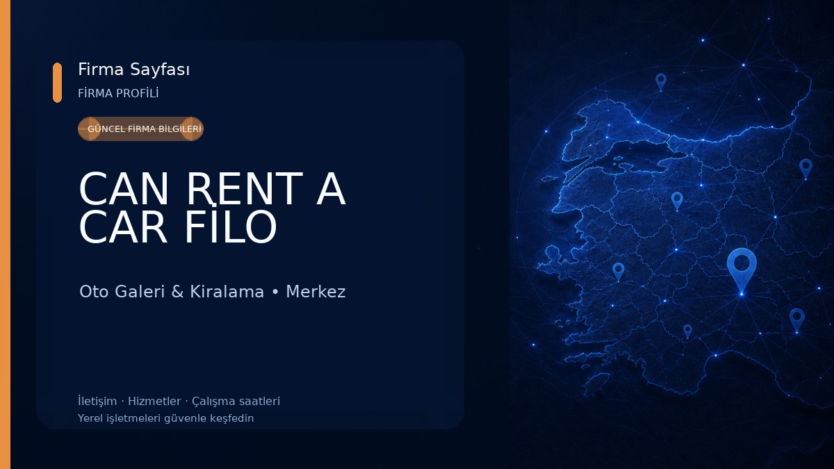 CAN RENT A CAR FİLO