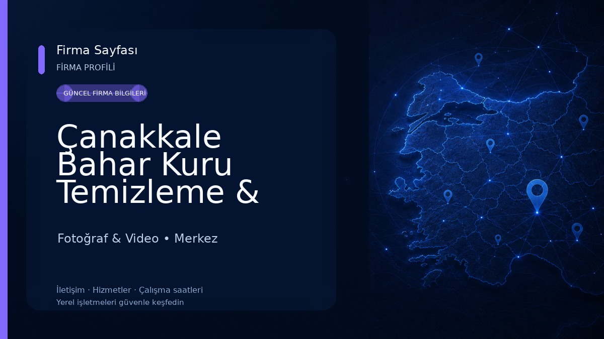 Çanakkale Bahar Kuru Temizleme & camasirhane & gelinlik damatlık abiye ceket takım elbise pantolon kaban stor perde terzi vb
