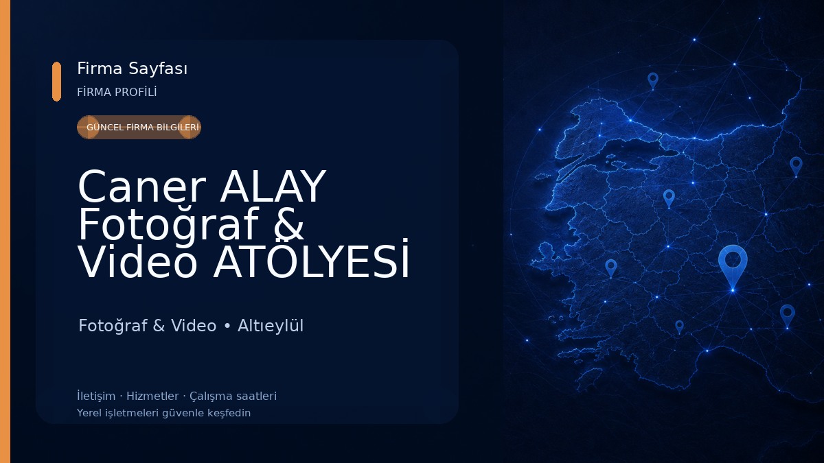 Caner ALAY Fotoğraf & Video ATÖLYESİ