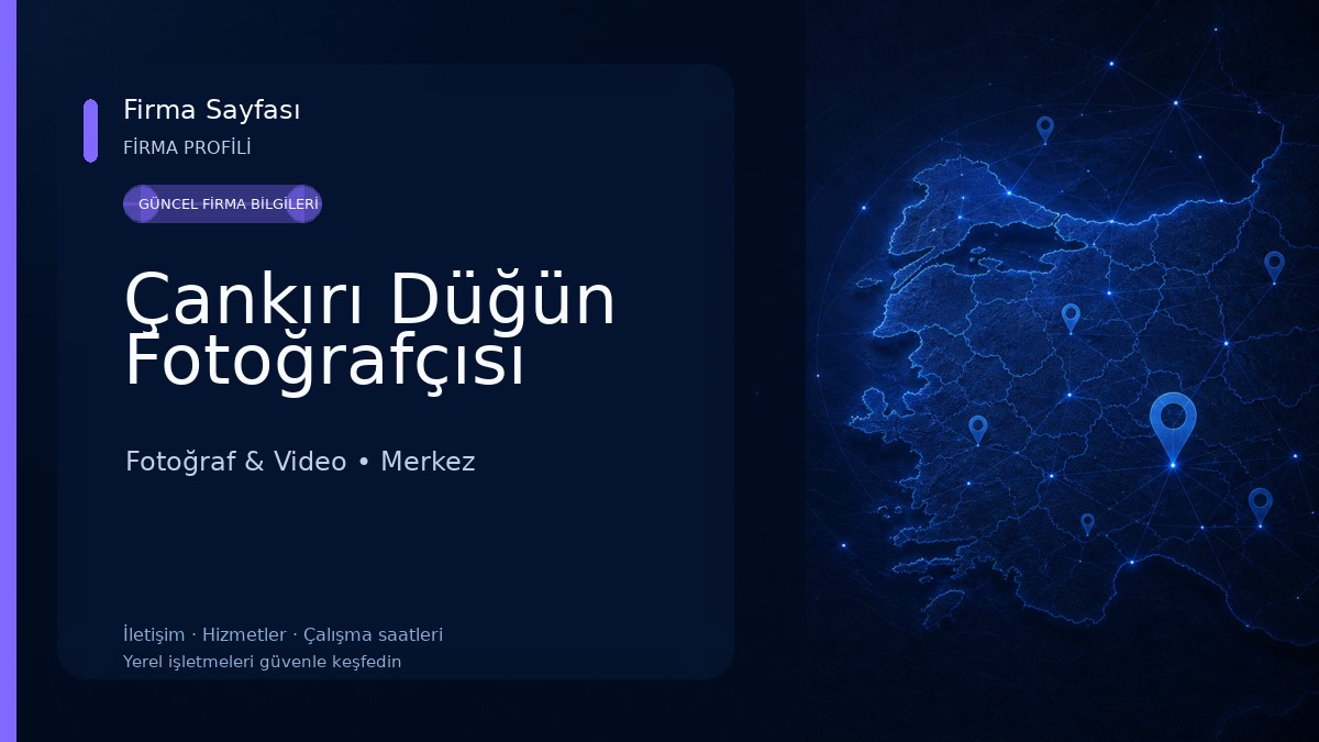 Çankırı Düğün Fotoğrafçısı Fotoğraf & Video