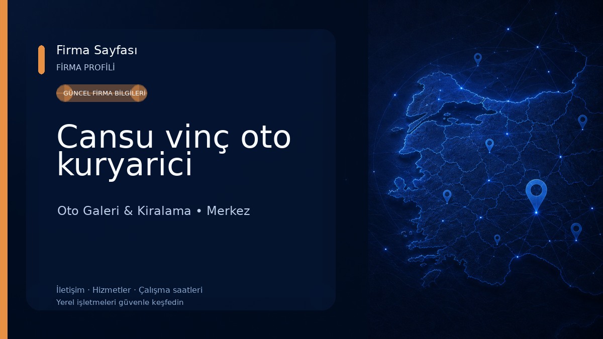 Cansu vinç oto kuryarici