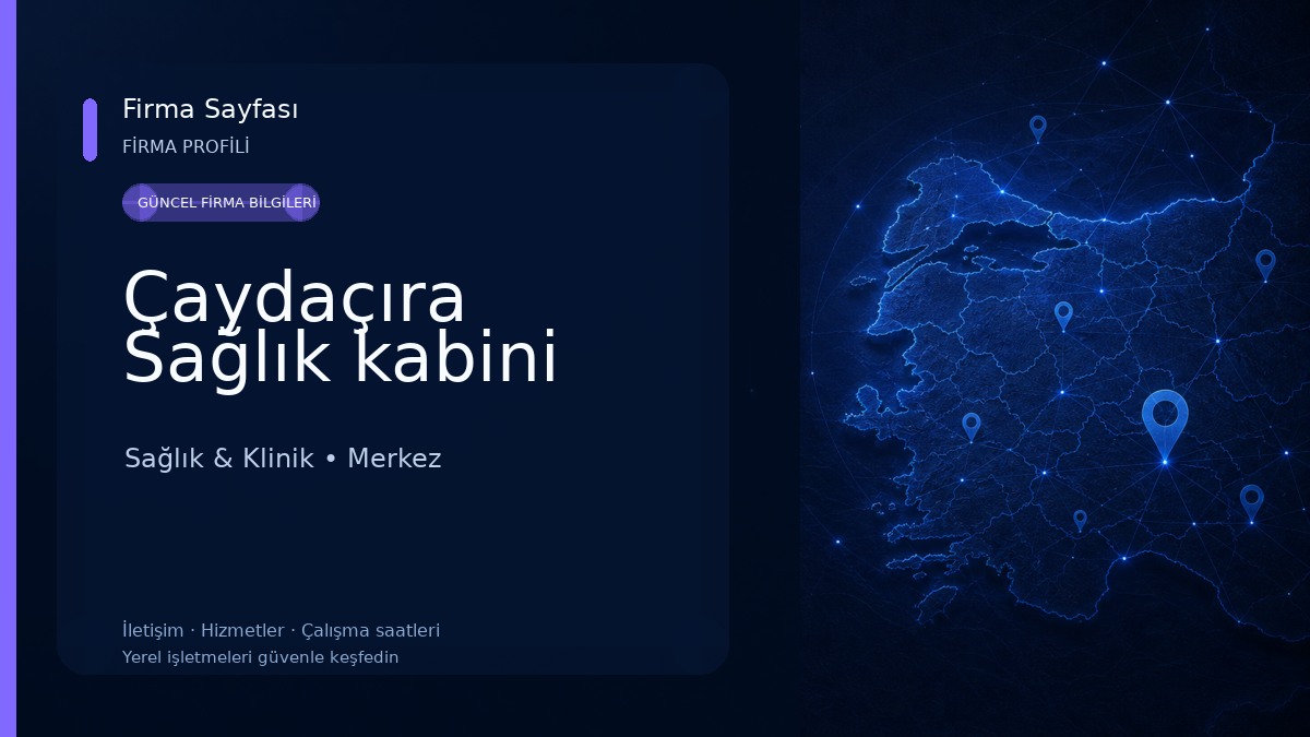 Çaydaçıra Sağlık kabini Sağlık & Klinik