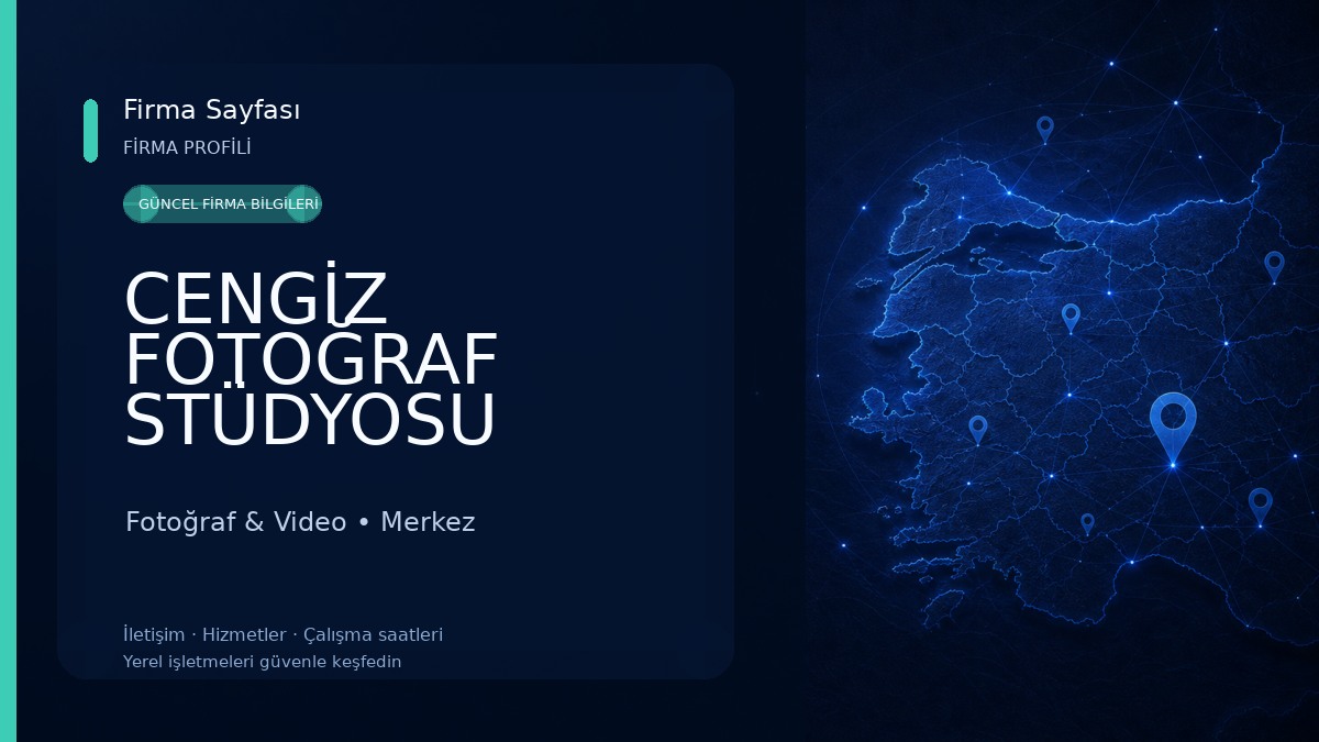 CENGİZ FOTOĞRAF STÜDYOSU 