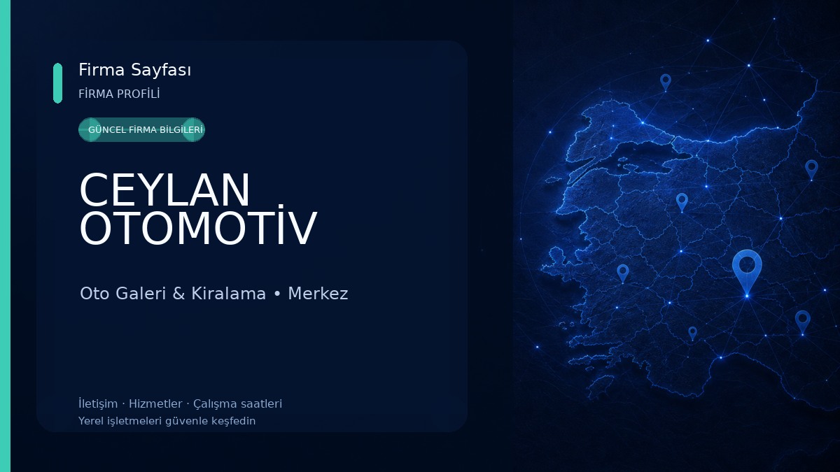CEYLAN OTOMOTİV Oto Galeri & Kiralama