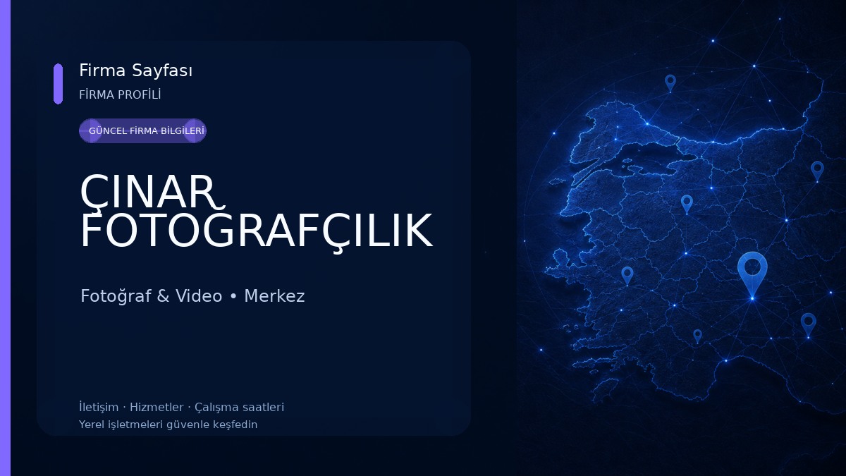 ÇINAR FOTOĞRAFÇILIK Fotoğraf & Video