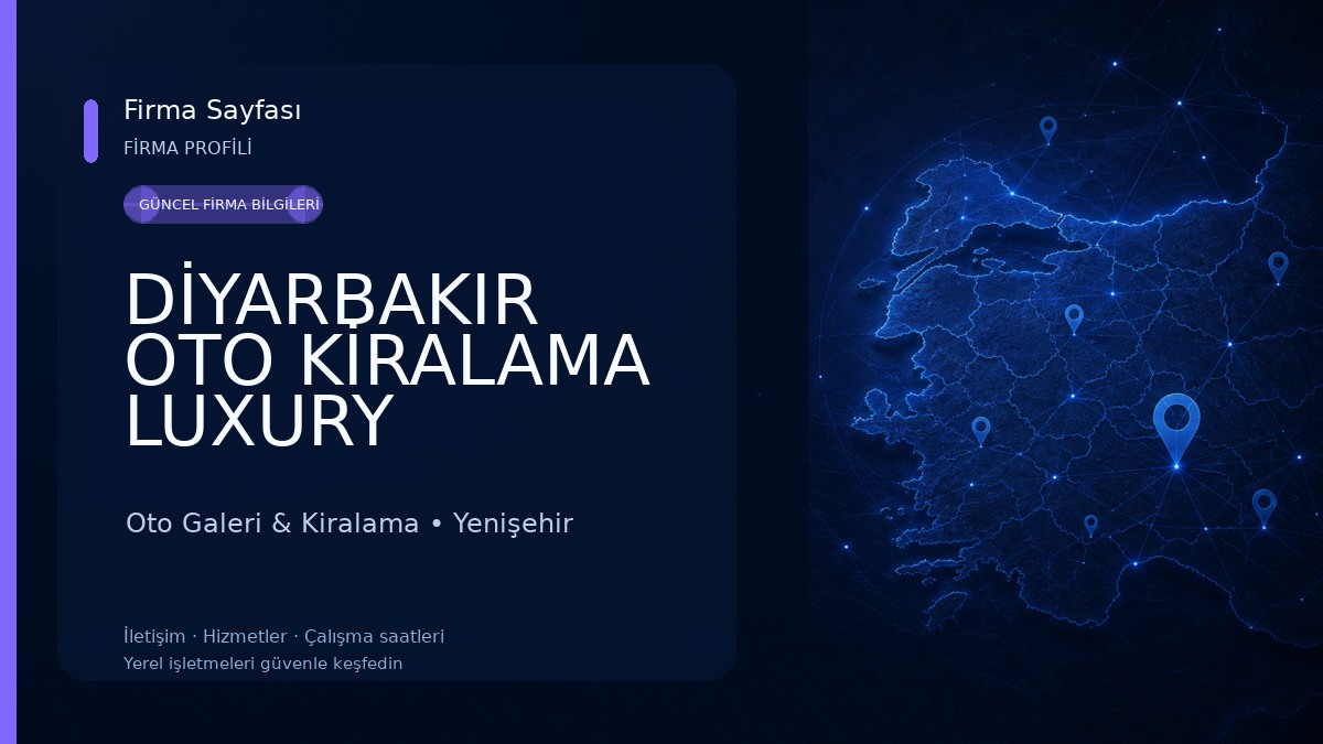 DİYARBAKIR OTO KİRALAMA LUXURY Oto Galeri & Kiralama