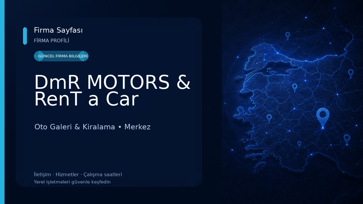 DmR MOTORS & RenT a Car