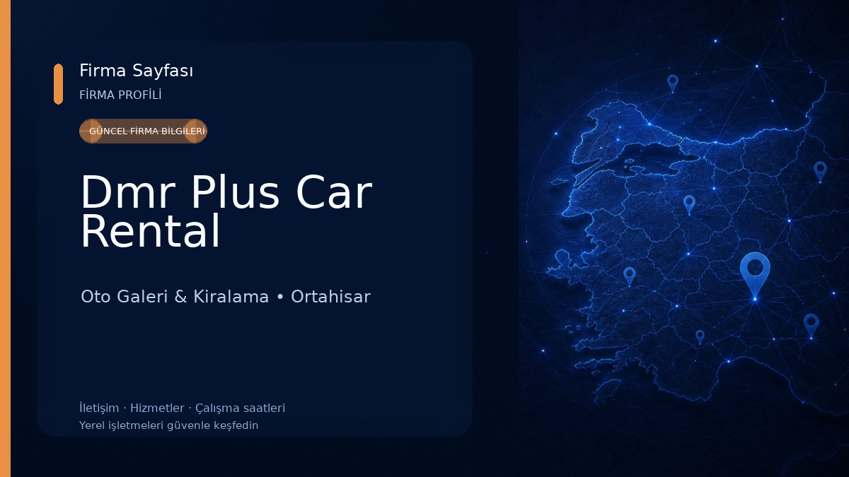 Dmr Plus Car Rental Oto Galeri & Kiralama
