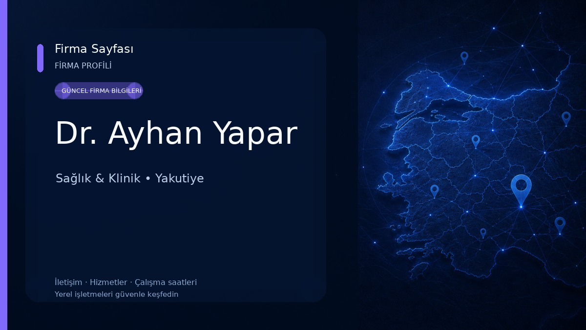 Dr. Ayhan Yapar